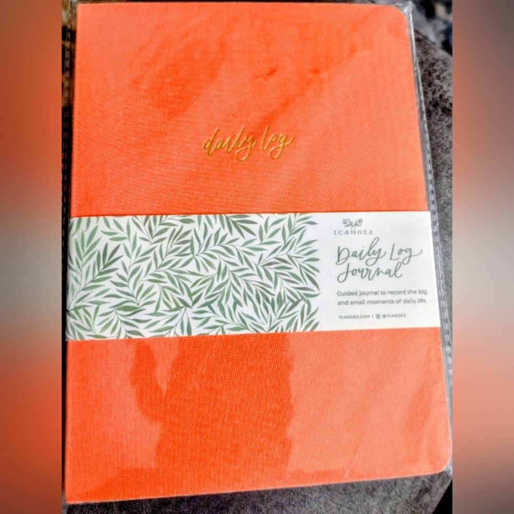 Orange Daily Log Journal by Eccolo